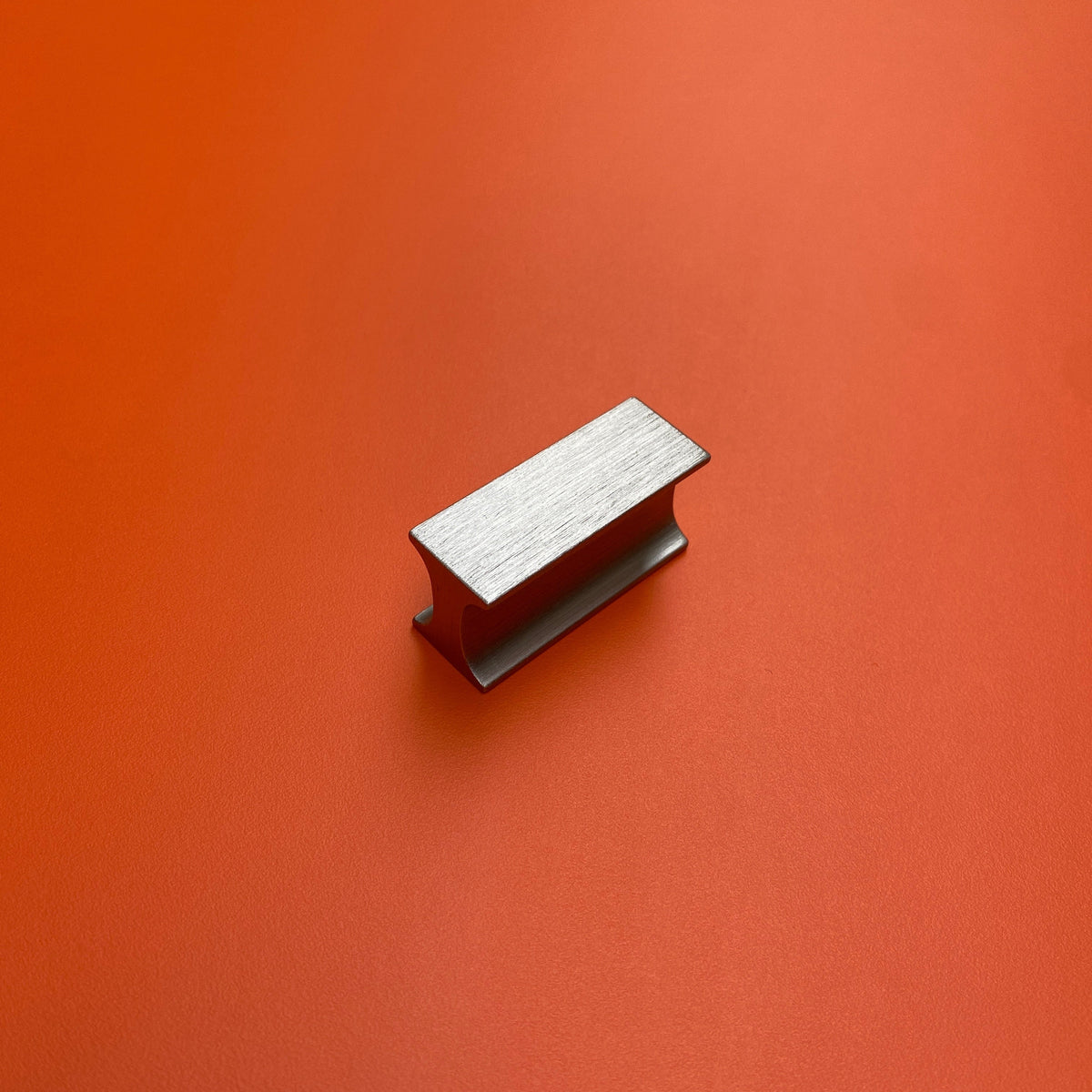 Petite poignée de cuisine rectangulaire inox brossé