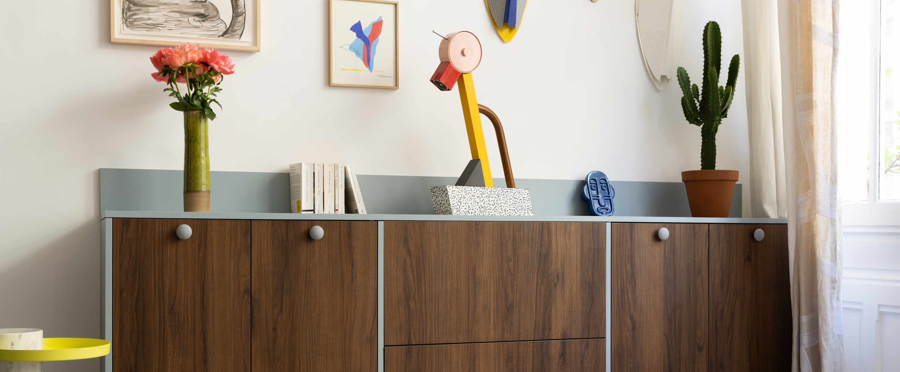 Meuble bas bois cuisine ikea metod