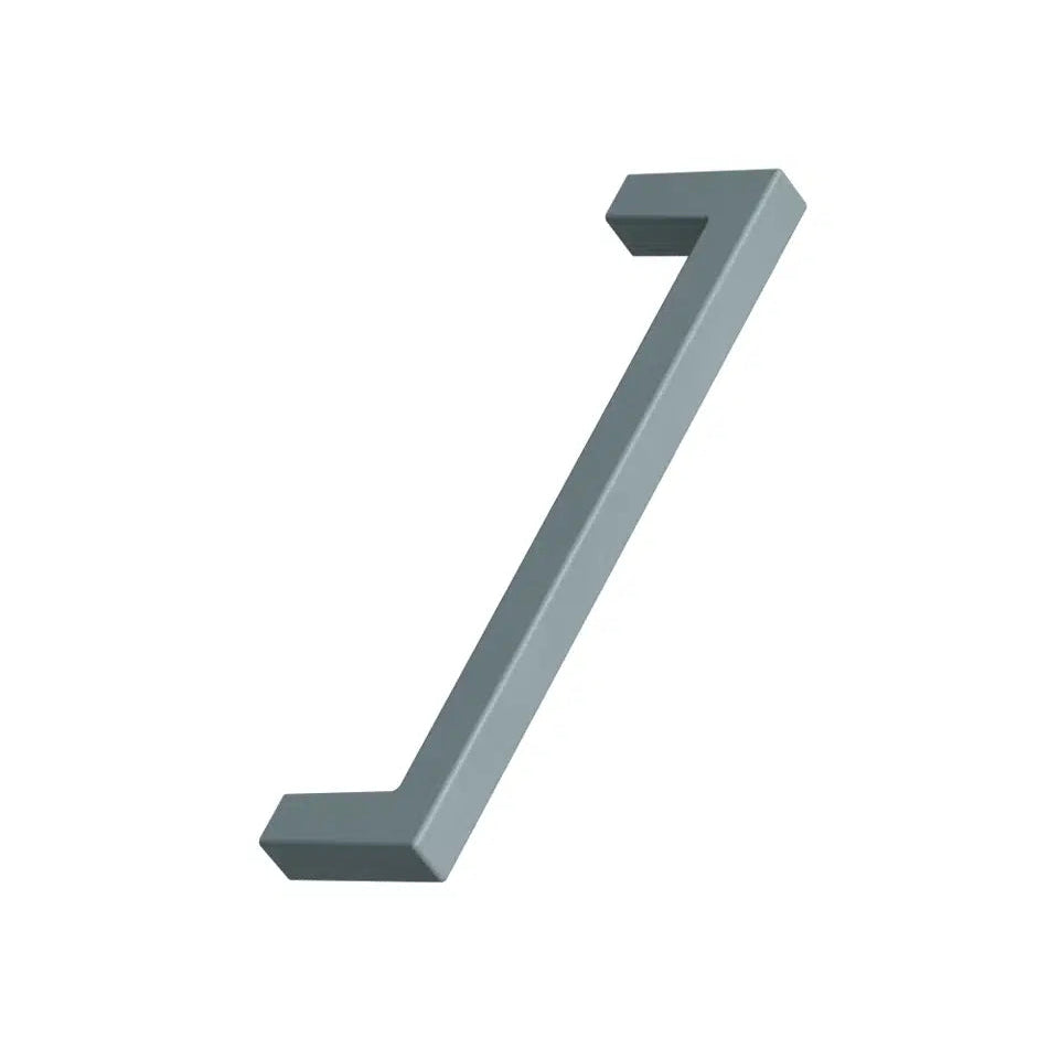 Poignée de meuble en plastique recyclé bleu gris