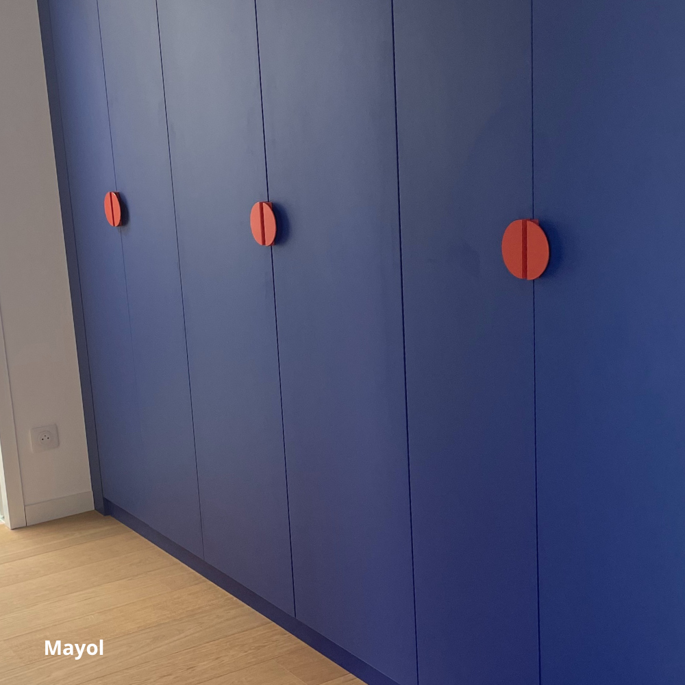 Armoire Ikea Pax portes couleur bleu roi