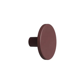 Bouton de porte en plastique recyclé bordeaux