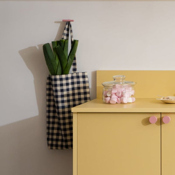 Crochet de cuisine rose