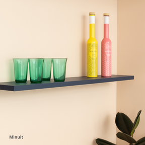 Etagère bleu marine 80x15cm ou 80x25cm coordonnée aux portes pour cuisine Ikea Metod Studio Couleur