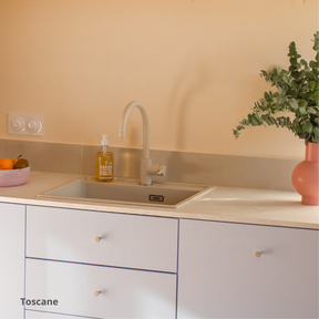 Plan de travail aspect marbre