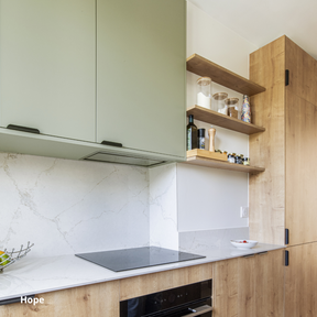 Porte vert clair de cuisine Ikea Metod