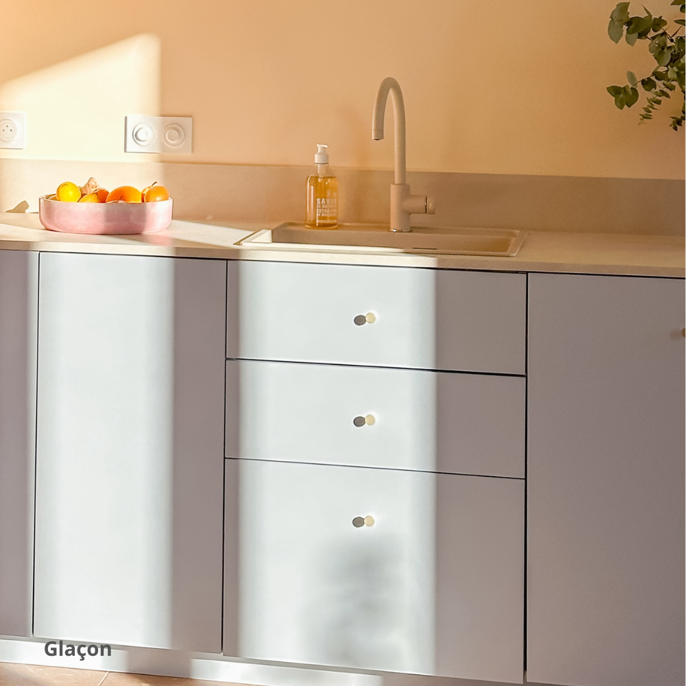 Portes cuisine ikea bleu clair