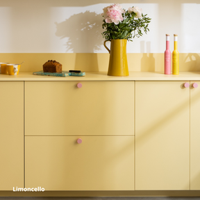 facade tiroir cuisine ikea metod jaune
