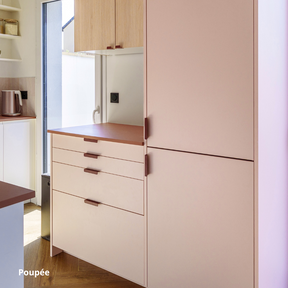 facade tiroir cuisine ikea metod rose clair