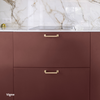 facade tiroir cuisine ikea metod rouge bordeaux