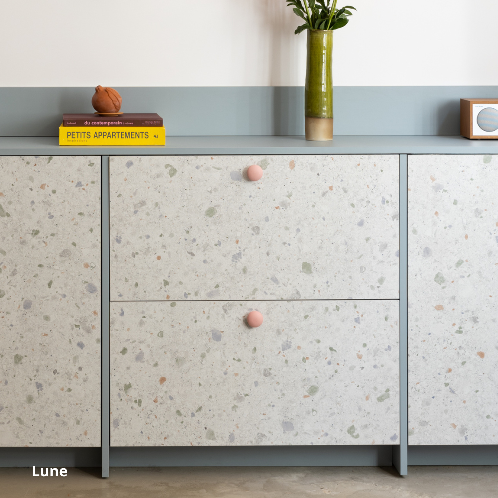 facade tiroir cuisine ikea metod terrazzo bleu