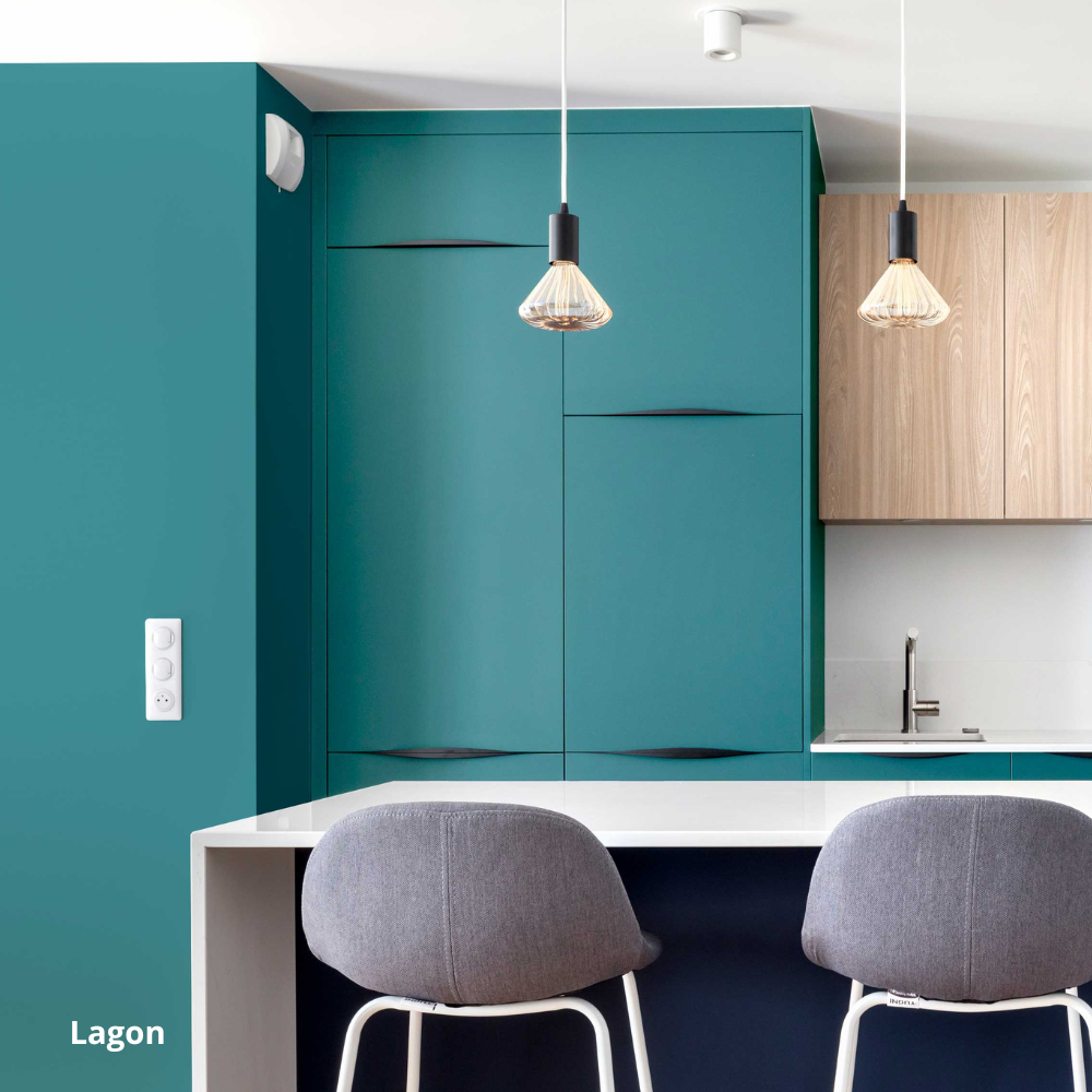 facade turquoise cuisine ikea metod