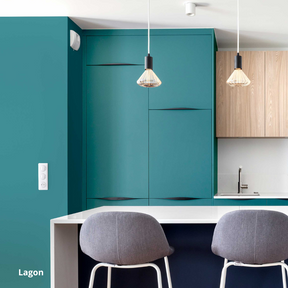 facade turquoise cuisine ikea metod