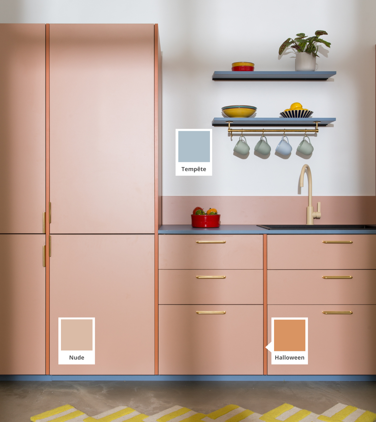 facades cuisine rose ikea metod