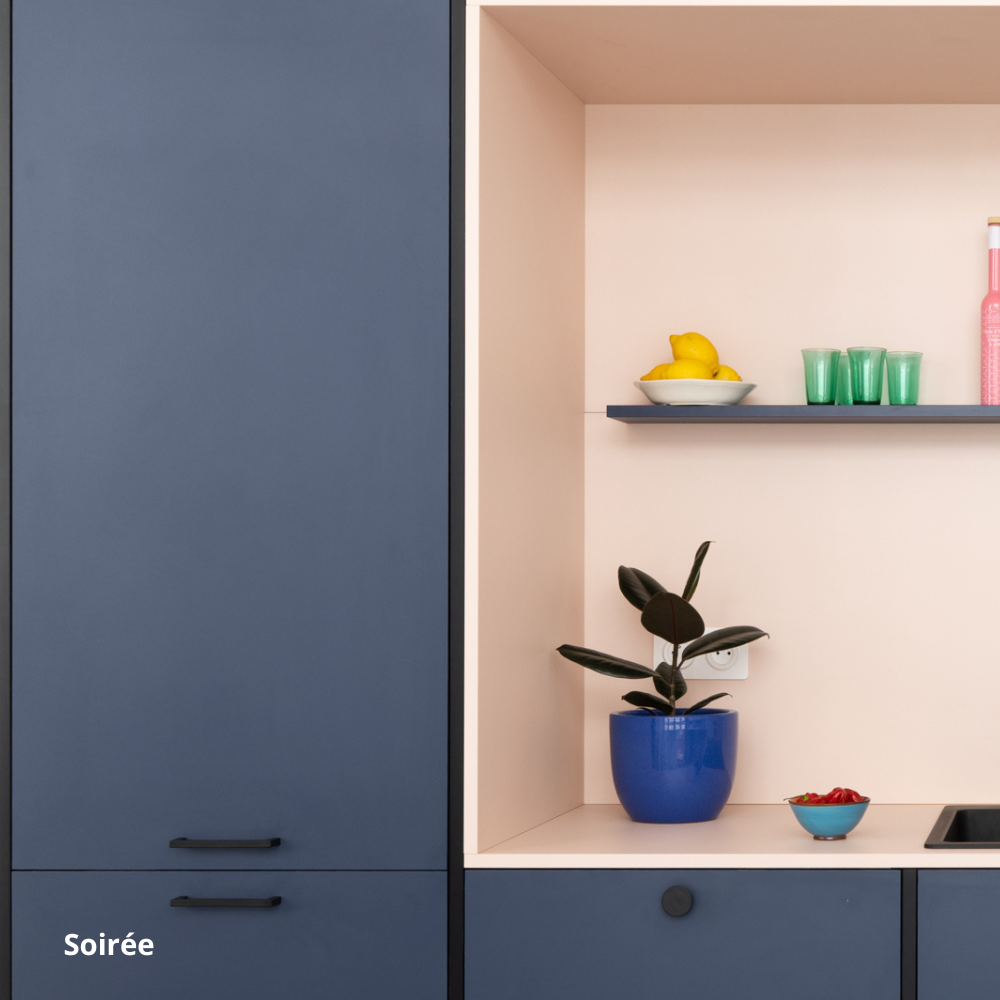 porte bleue cuisine ikea metod