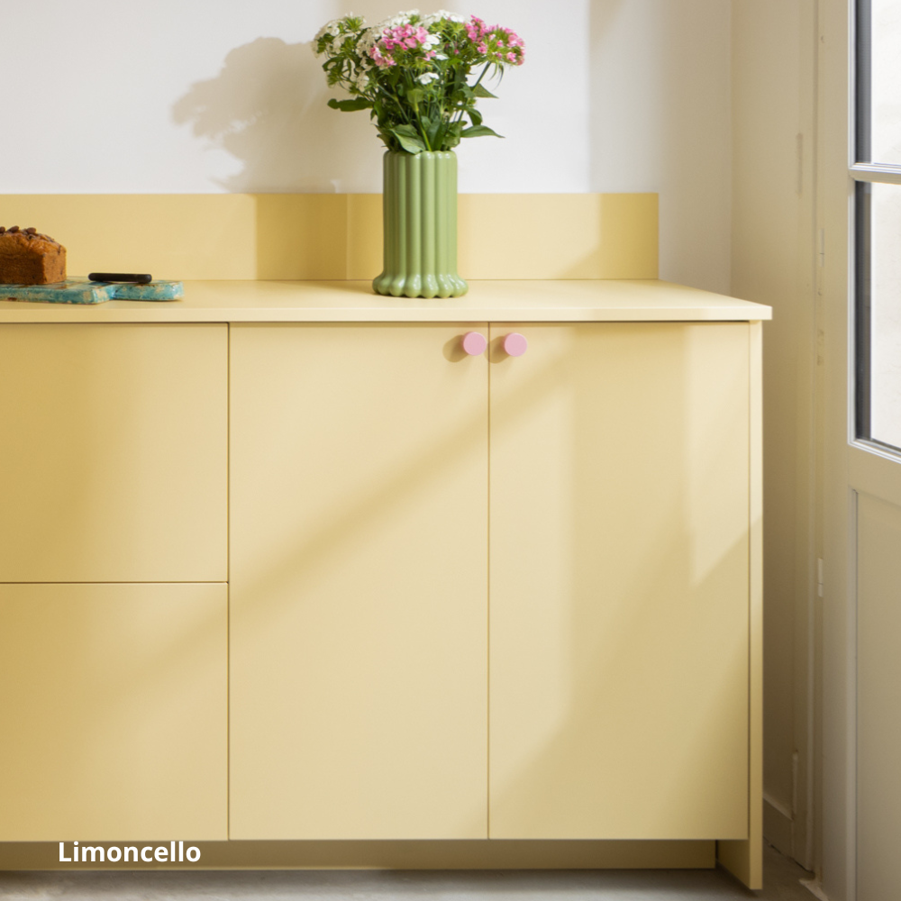 porte jaune cuisine ikea metod