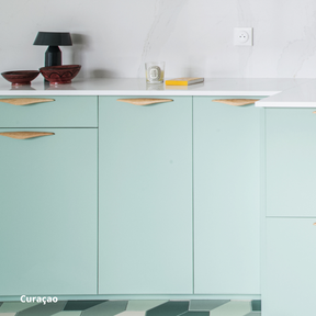 porte turquoise cuisine ikea metod